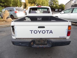 1996 TOYOTA TACOMA STANDARD CAB WHITE 2.4 AT 2WD Z19845